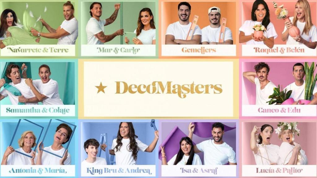 Casting completo de 'DecoMasters'.