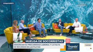 Miquel Valls y Jaime de los Santos en 'Espejo Publico'.