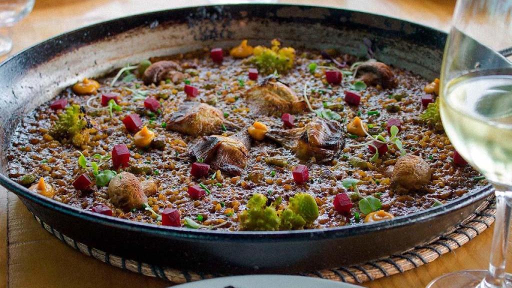 Uno de los arroces que se pueden disfrutar en Tibu-Ron Beach Club.