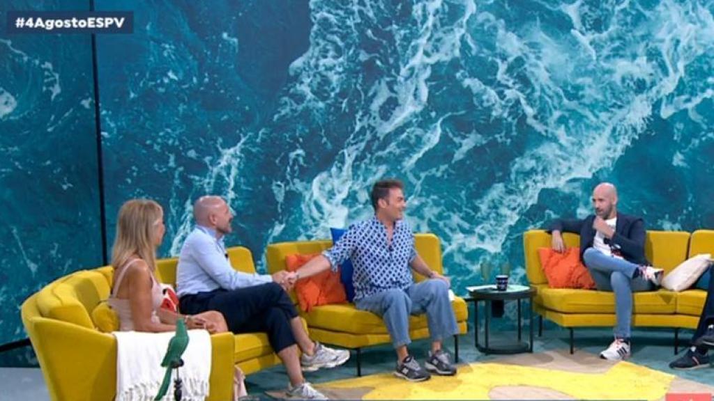 Miquel Valls y Jaime de los Santos en 'Espejo Publico'.