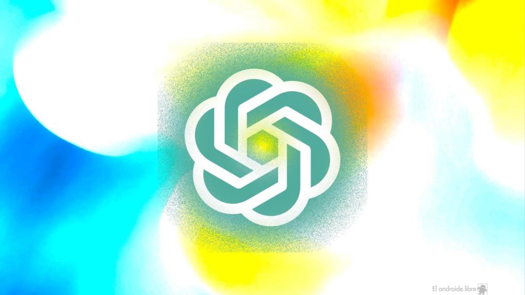 Fotomontaje inspirado en el logo de ChatGPT