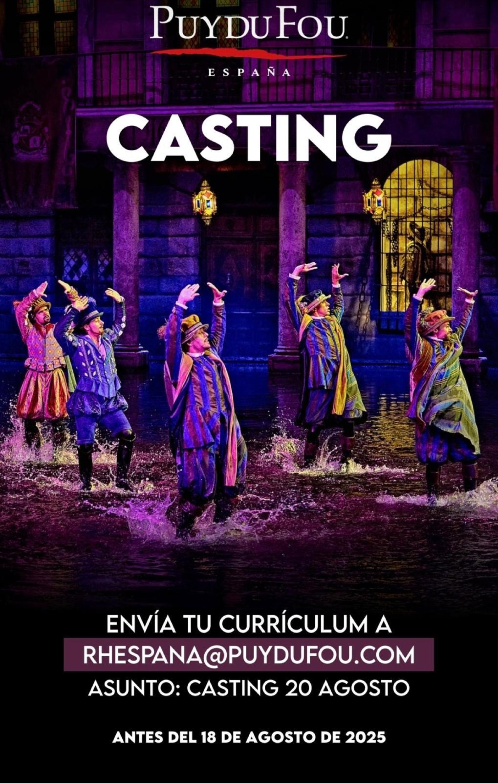 Casting de Puy du Fou.