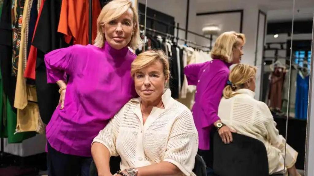 Yoli y Beli López, en el 'showroom' de Madrid.