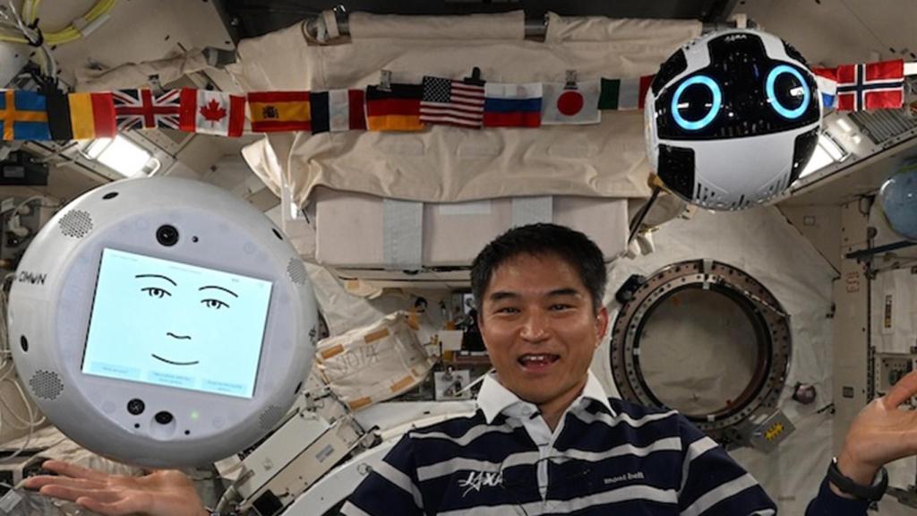 Ambos robots en la ISS.