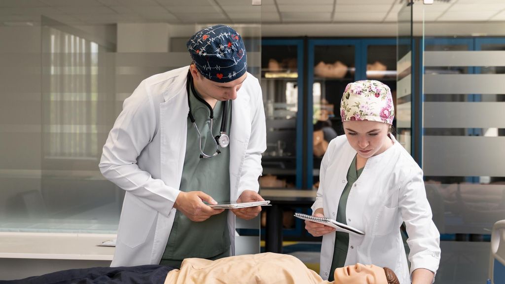 Estudiantes de medicina.