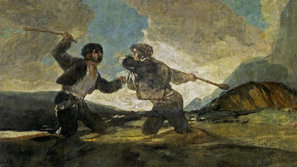 Duelo a garrotazos, de Goya.