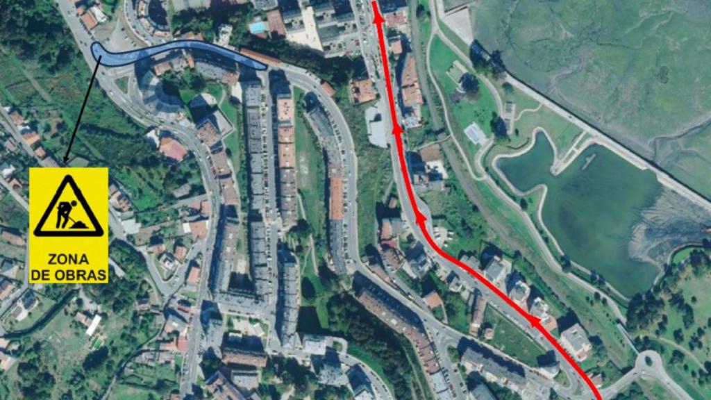 Alternativa para circular desde Fonteculler.