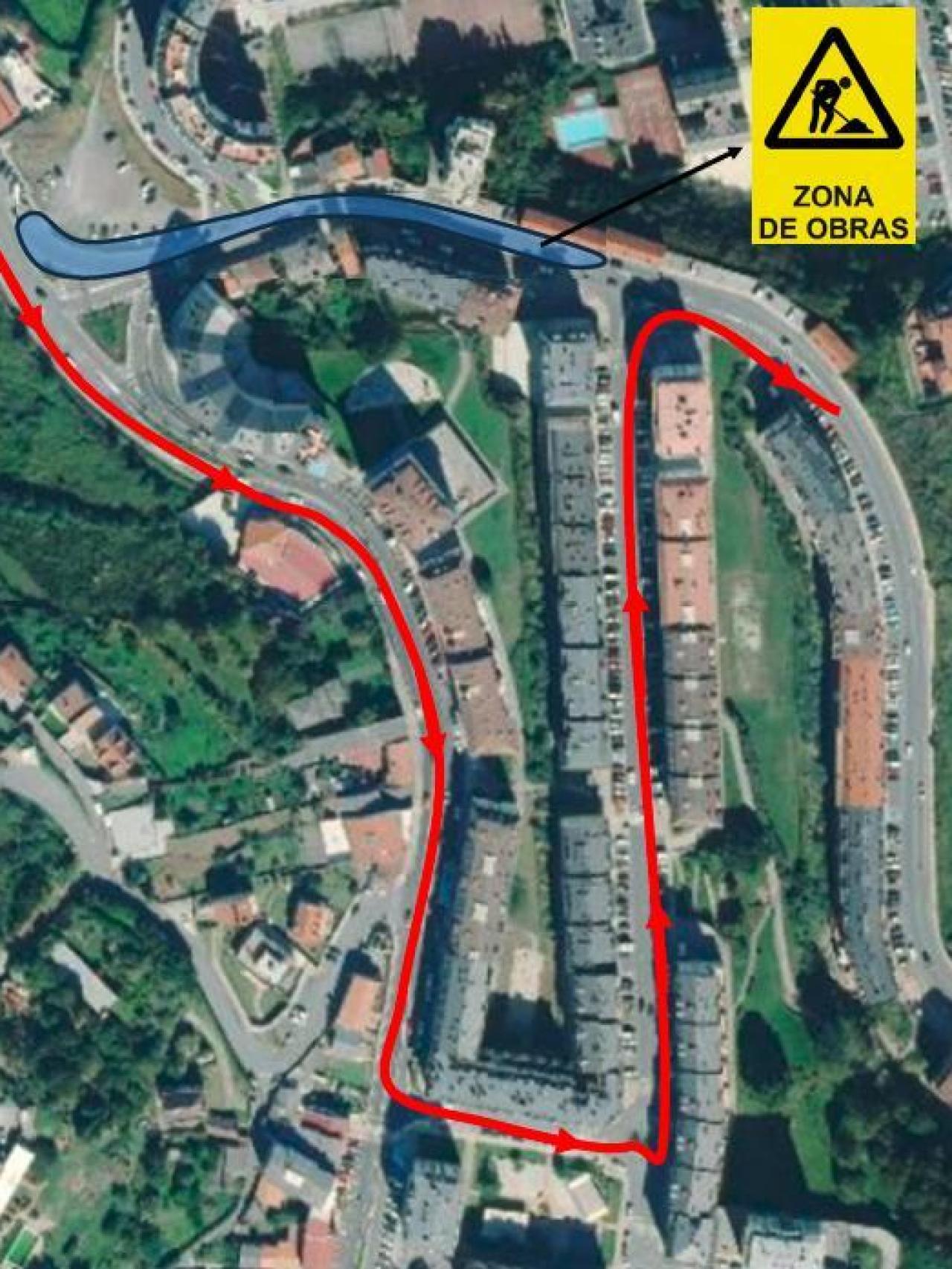 Alternativa desde O Portádego para evitar las obras.