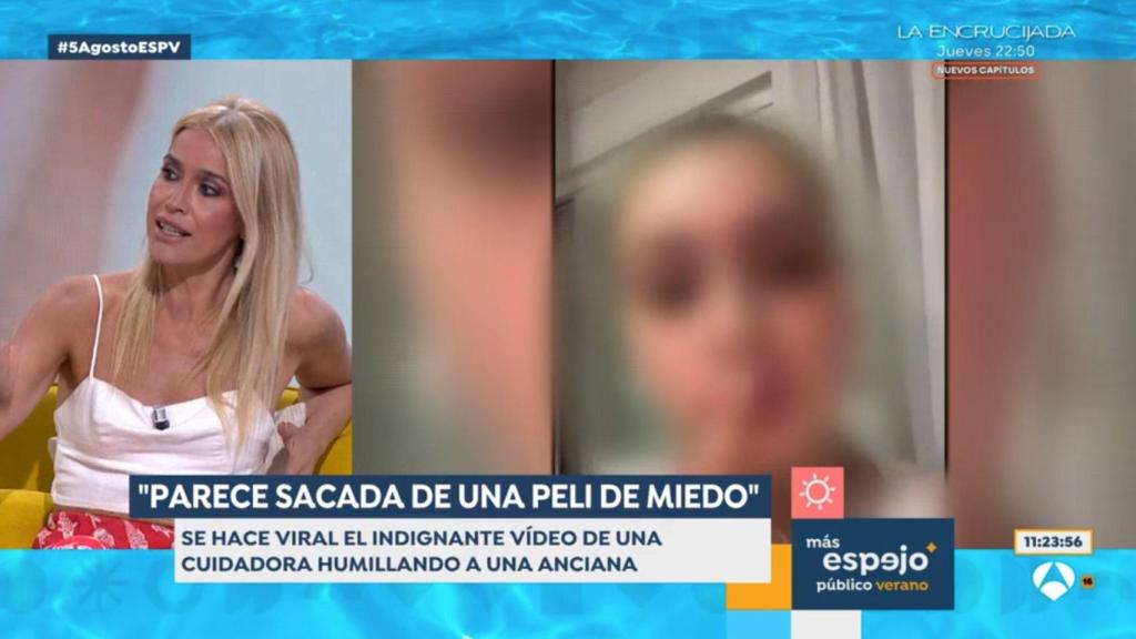 Afra Blanco en 'Espejo Público'.