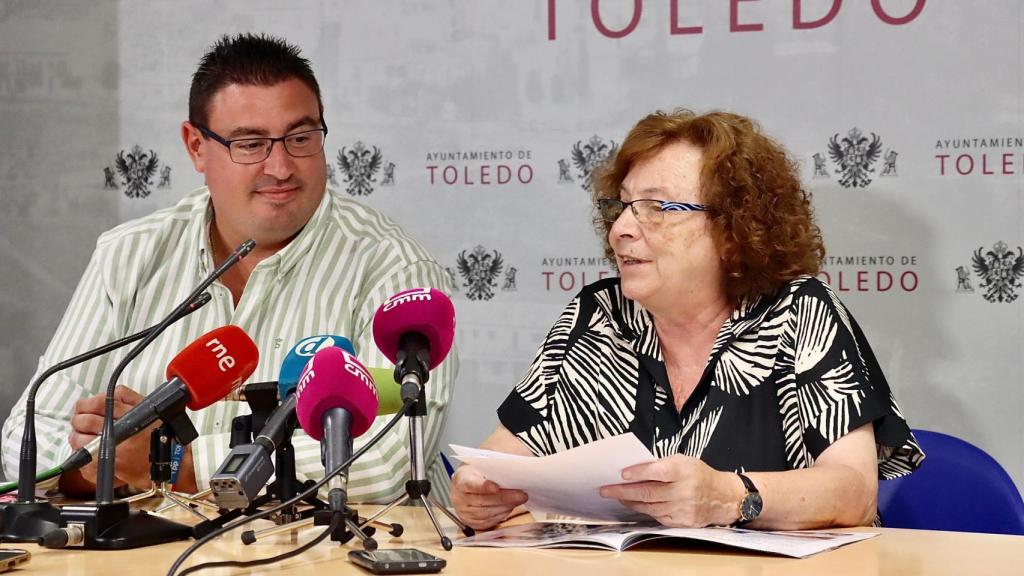 Los concejales José Vicente García-Toledano y Ana Pérez.