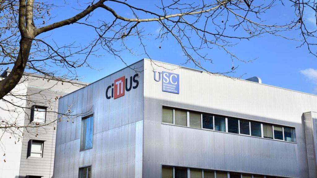 Fachada del CiTIUS de la Universidade de Santiago de Compostela.