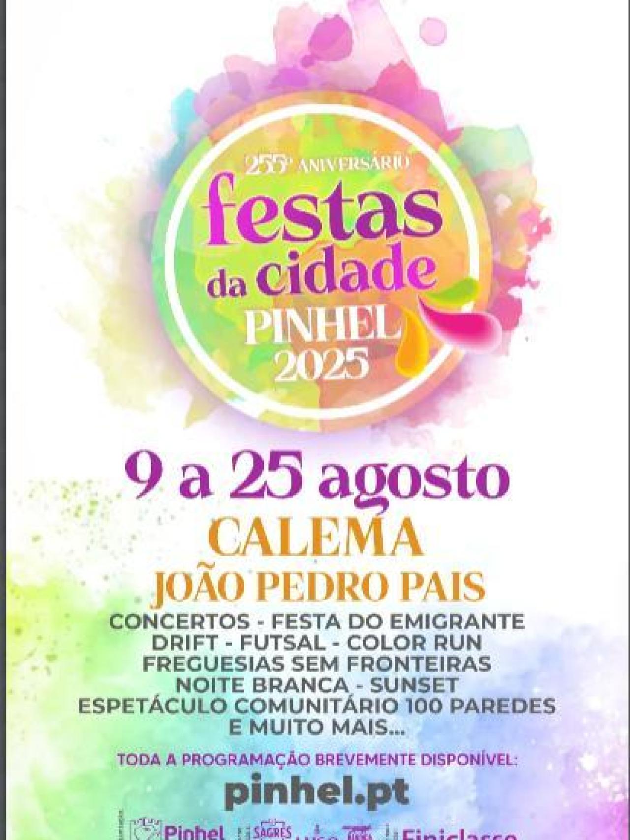 Cartel principal de las fiestas de Pinhel