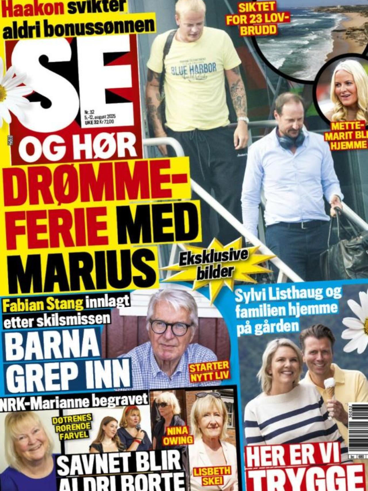 La portada del medio noruego 'Se og Hør'.