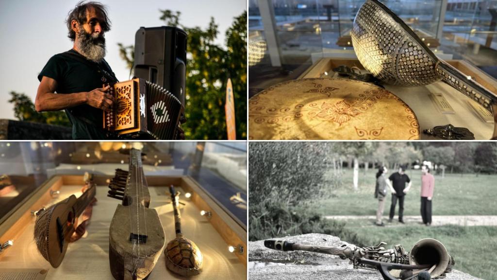 'Arqueomúsica' empapa la villa romana La Olmeda de música, danza y tradición medieval