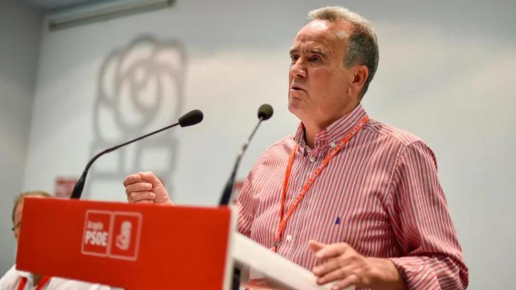 Juan Antonio Sánchez Quero, en la sede del PSOE-Aragón.