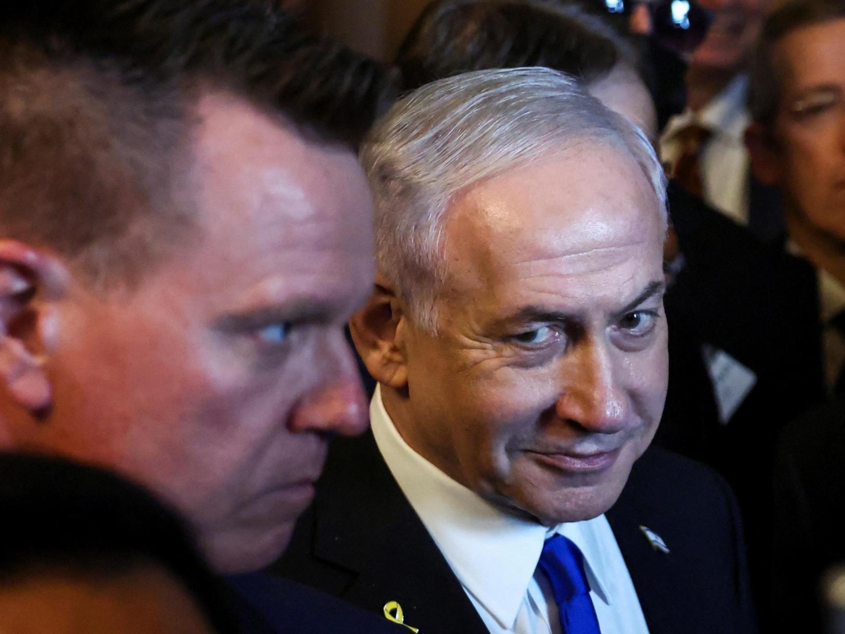 Benjamin Netanyahu visita el Capitolio, en Washington D. C., el 9 de julio de 2025.