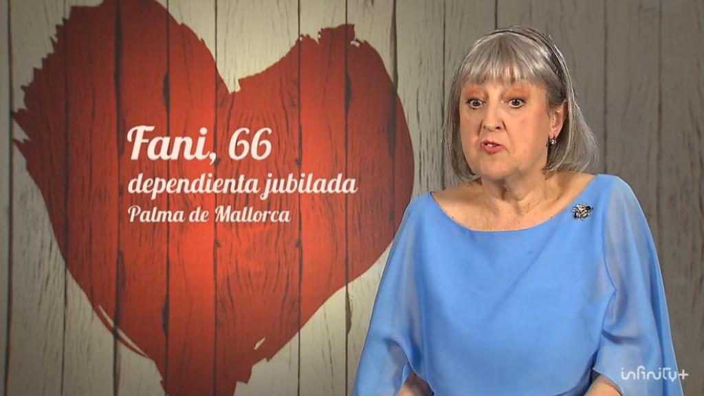 Fani, 66 años, en 'First Dates'