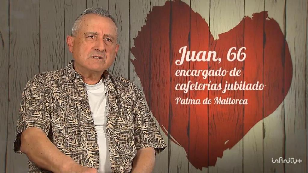 Juan, 66 años, en 'First Dates'