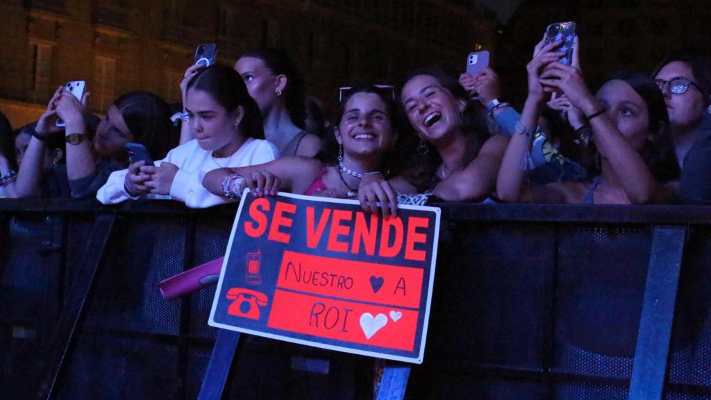 Fans de Roi en su concierto en A Coruña dentro de Los 40 Summer Live.