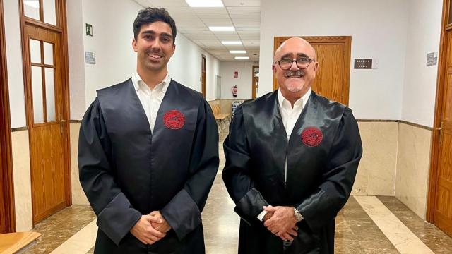 Antonio abogado laboralista y su hijo Pablo penalista.