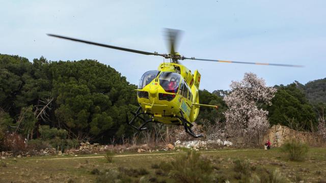 Imagen de archivo de helicóptero medicalizado.