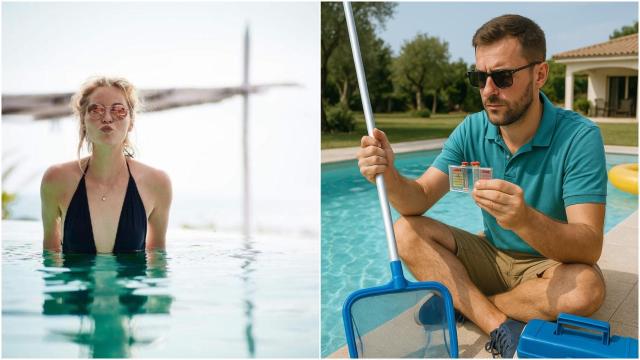 Catadores de piscinas.