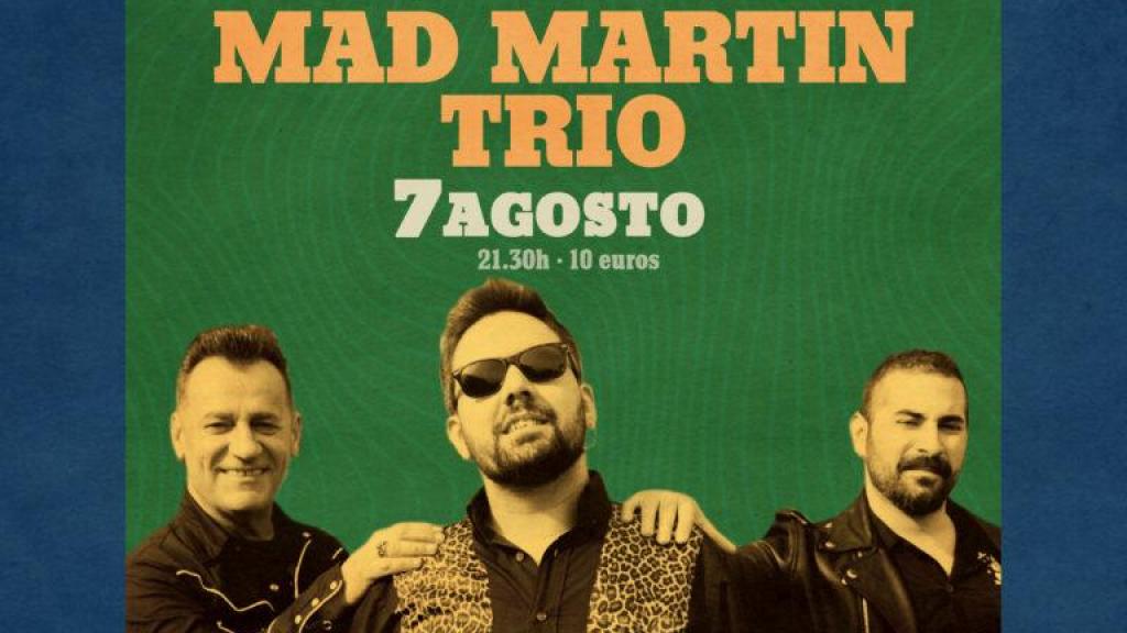 La siguiente cita musical de BLUES & RÍAS será el Mad Martin Trío