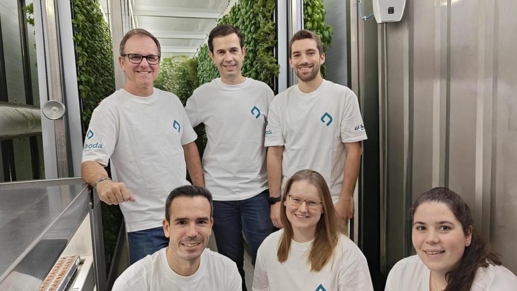 Equipo humano de la startup gallega Néboda.