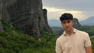 David Cuevas en uno de sus viajes.