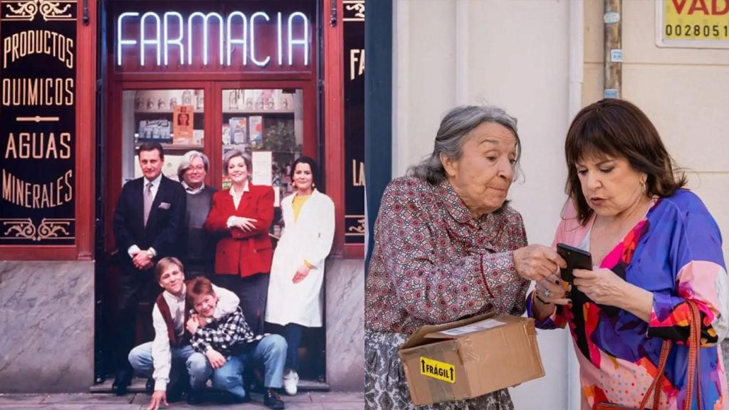 Imágenes de ‘Farmacia de guardia’ y ‘La que se avecina’.
