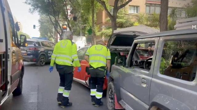 El Samur durante el atropello de Doctor Esquerdo.