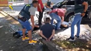 Imagen de la detención de algunos de los miembros de la banda criminal en la Operación Iruelas