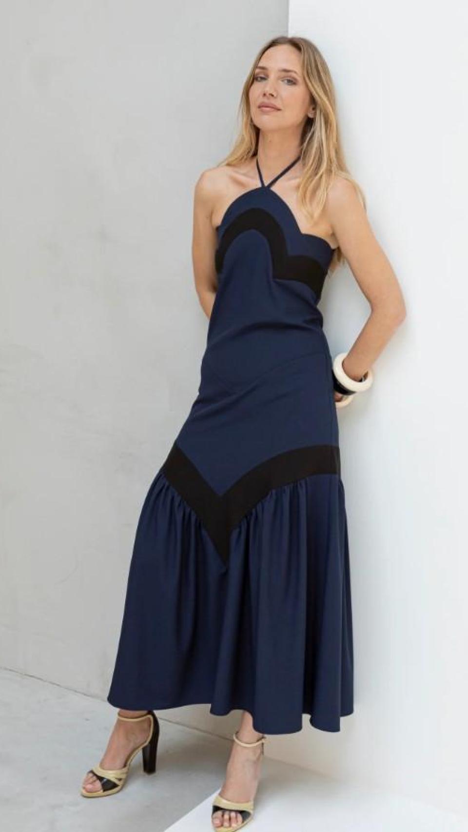 El vestido de Virginia Troconis.