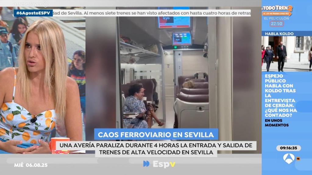 Afra Blanco en 'Espejo Público'.