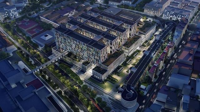 Diseño del nuevo Hospital de Málaga.