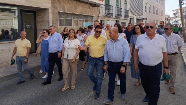 Protesta de agricultores en Villarrubia de los Ojos.