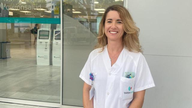 La jefa del Servicio de Urgencias del Hospital Quirónsalud Marbella, la doctora Esther Hurtado.