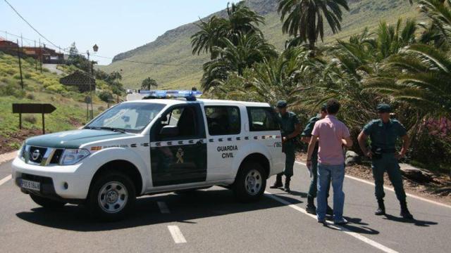 Imagen de archivo de un operativo de la Guardia Civil en el norte de Gran Canaria.