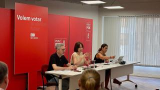 Zulima Pérez, Diana Morant y Arcadi España. EE