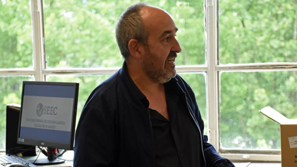 Óscar Martínez, presidente de la delegación de Madrid de la Sociedad Española de Estudios Clásicos (SEEC).