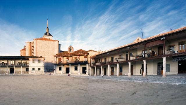 Una parte del bonito Conjunto Histórico de Colmenar de la Oreja en Madrid.