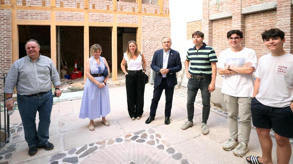 Visita a las obras del 'Hotel-Spa Los-Mercaderes' de Talavera de la Reina (Toledo).