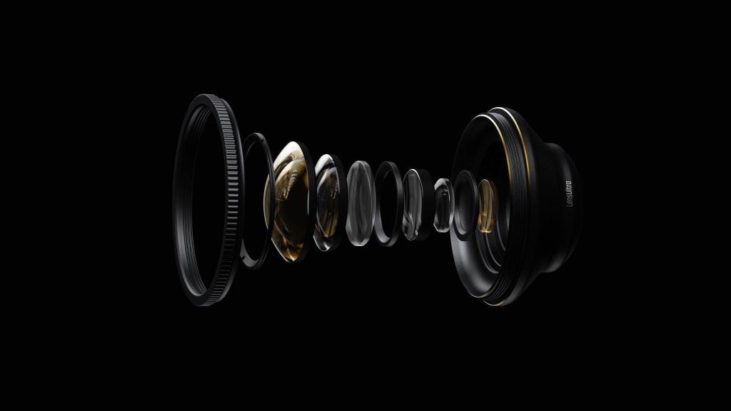 Construcción de la lente de ShiftCam.