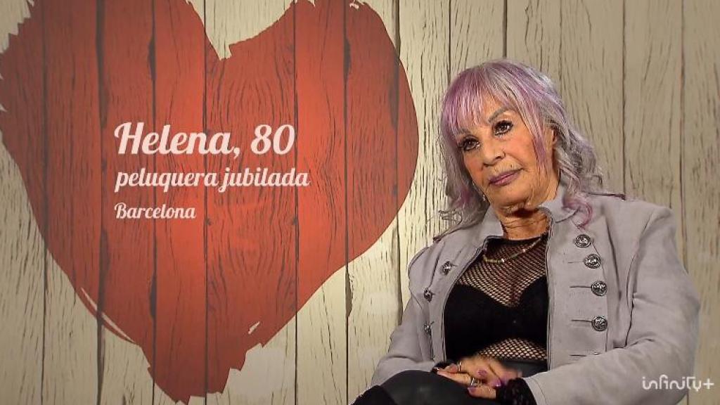 Helena, 80 años, en 'First Dates'