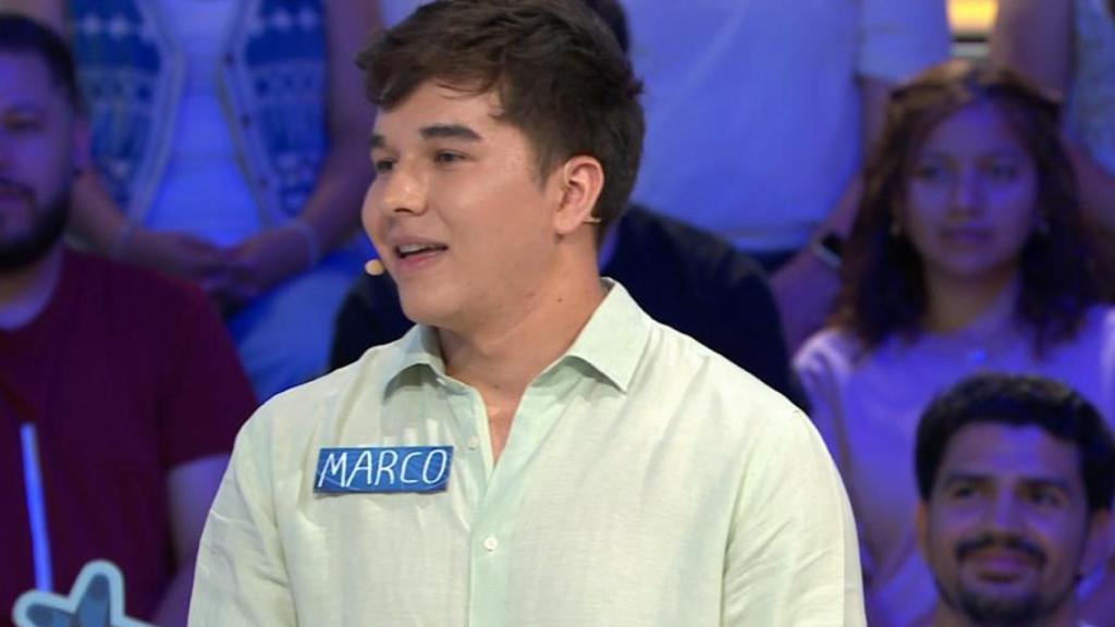 Marco, concursante de 'La ruleta de la suerte'.