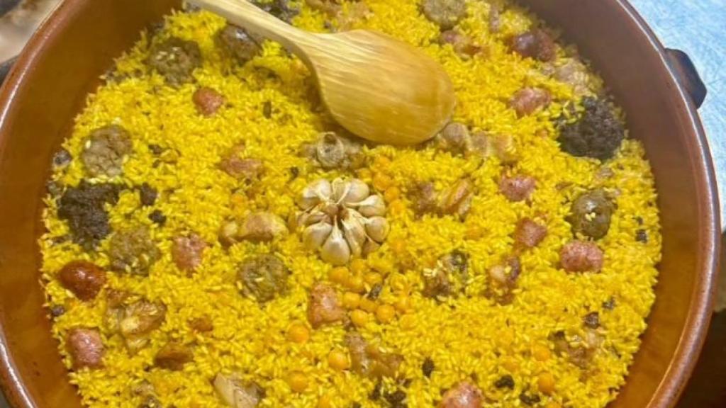 El arroz al horno del Mesón Ca Rafael.