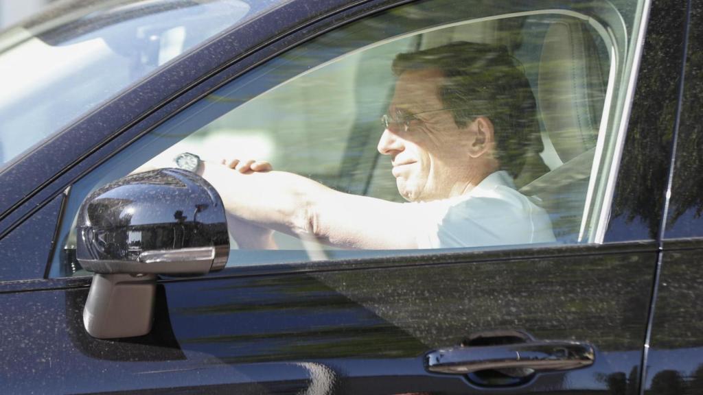 José Luis Martínez-Almeida el día del bautizo de su hijo, Lucas.