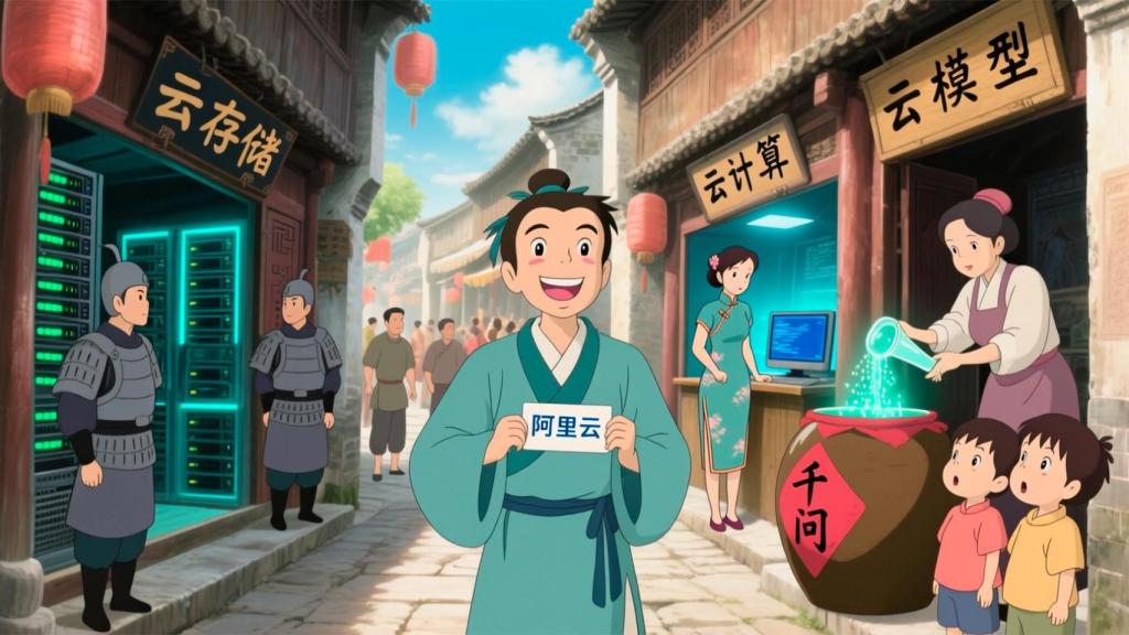 Imagen generada con texto incrustado estilo Studio Ghibli