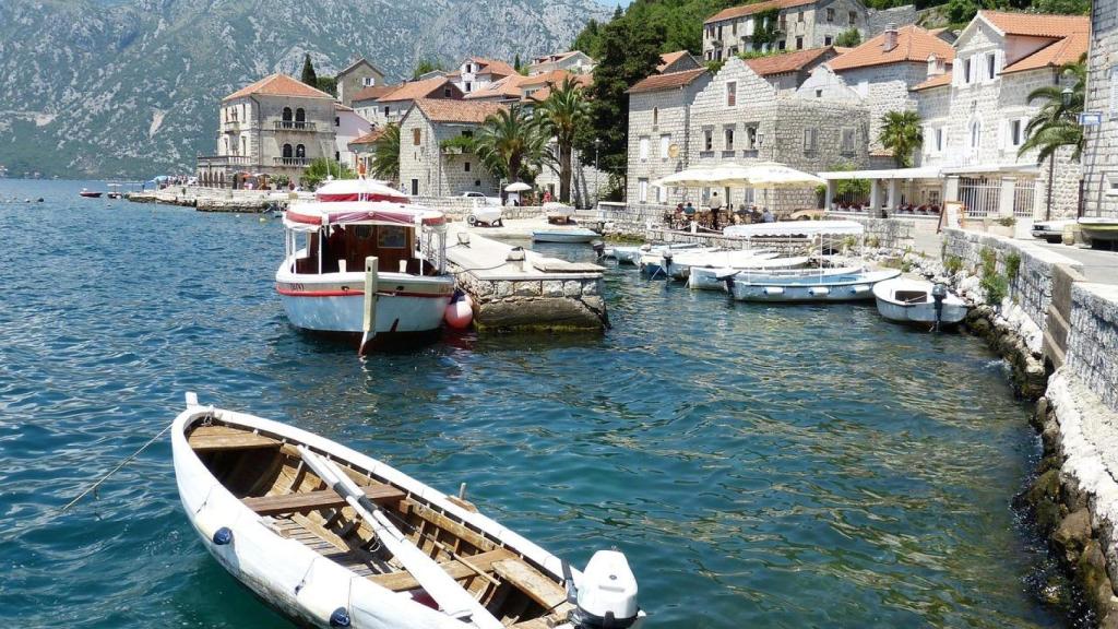 La bahía de Kotor, en Montenegro.