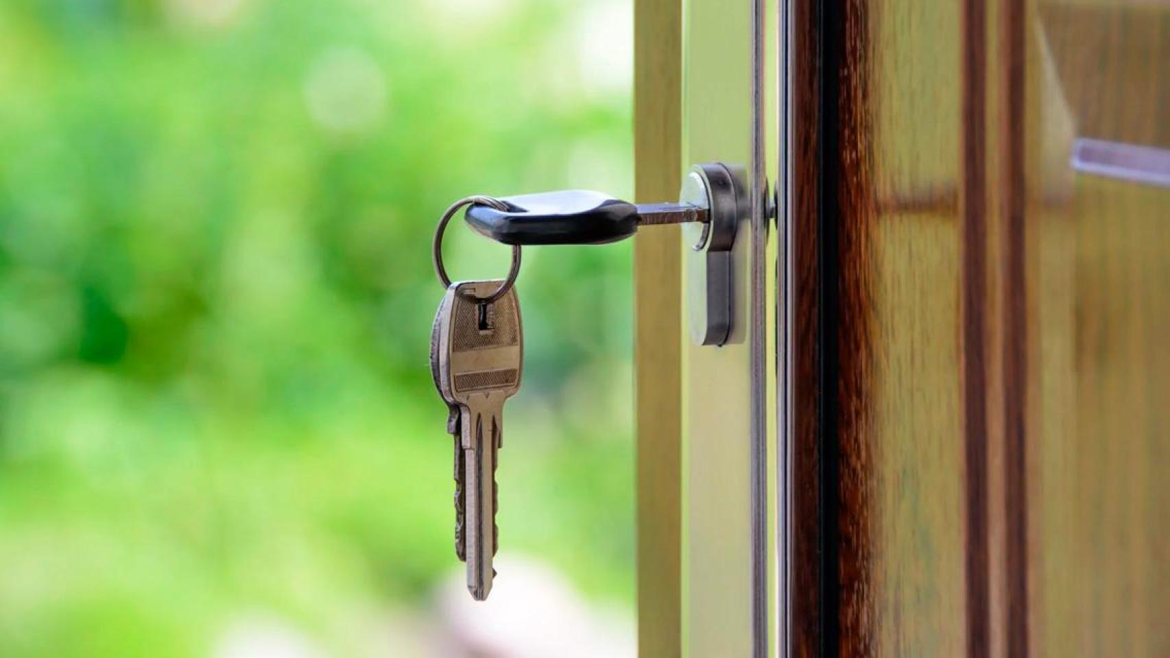 Las llaves de una vivienda.